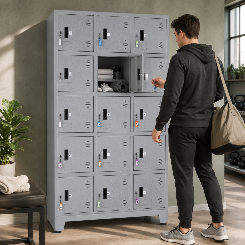 Workmen Locker - 15 Compartment