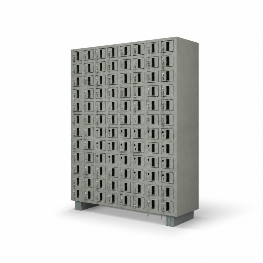 96 compartment Mobile locker