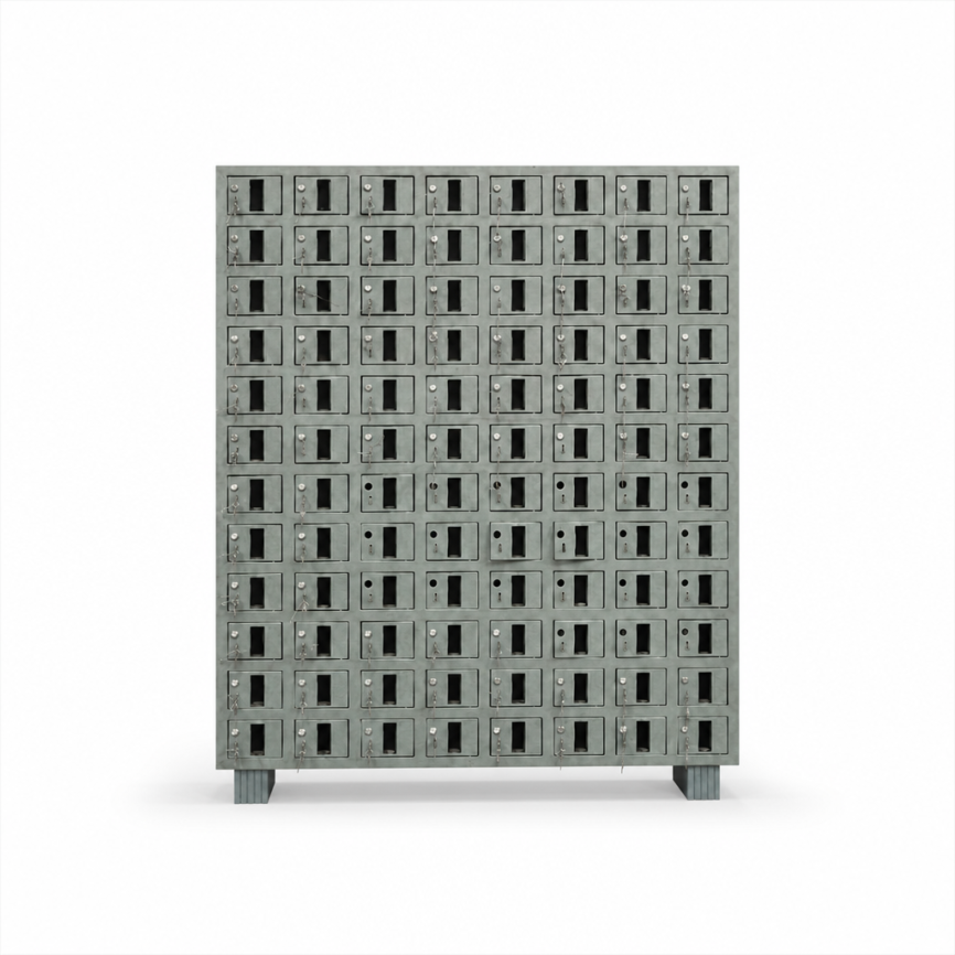 96 compartment Mobile locker