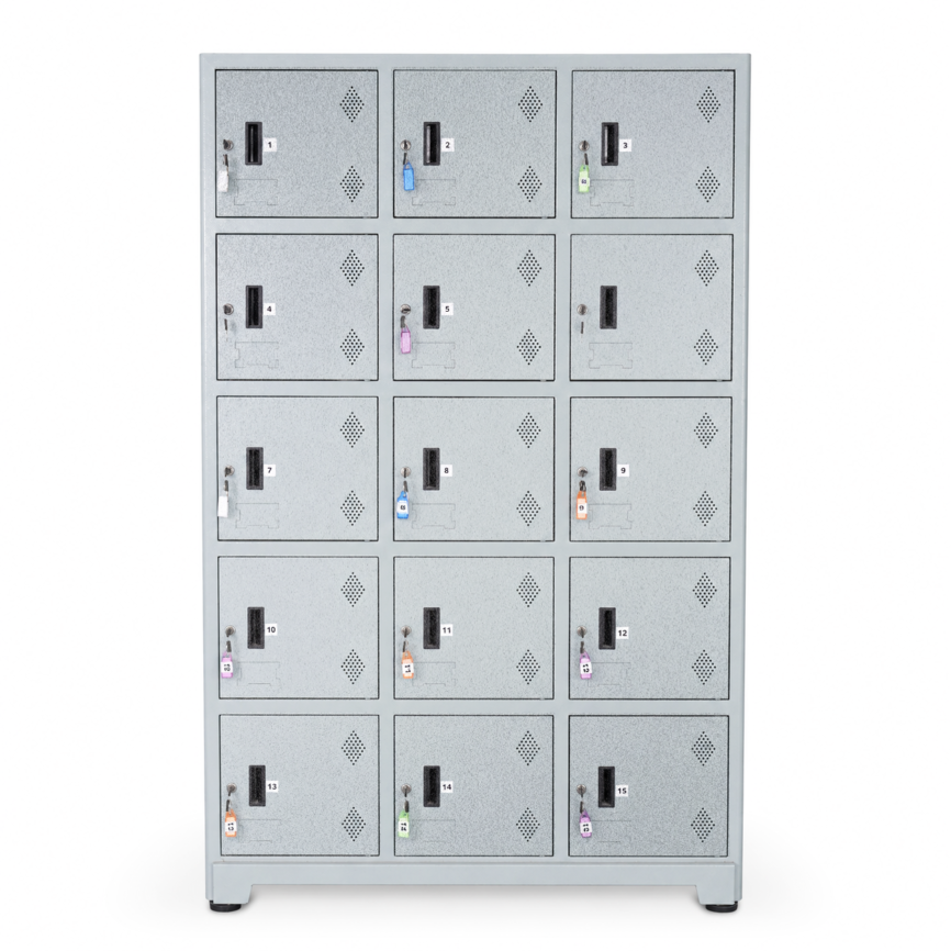 15 Compartment Industrial Locker