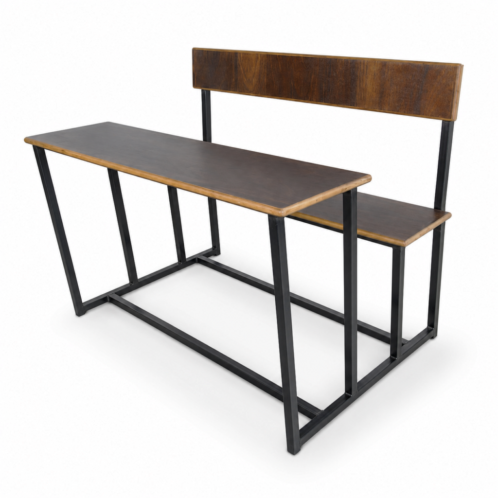 School Benches with MS Frame Wooden Top